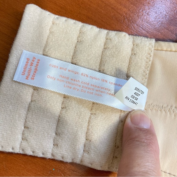 CACIQUE Convertible Unlined Underwire Bra Nude 1051729 Womens 42C - Picture 15 of 16